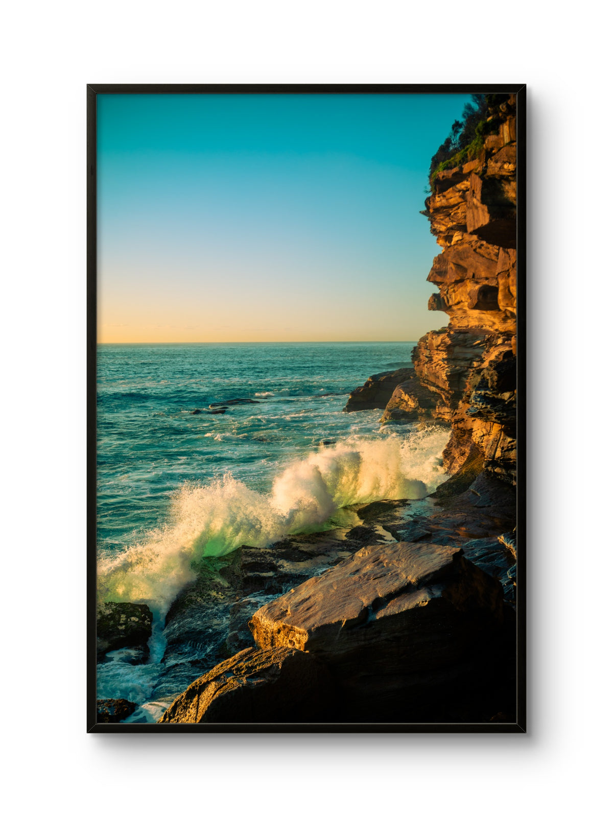 Rendezvous by Mare Collantes, framed print mockup