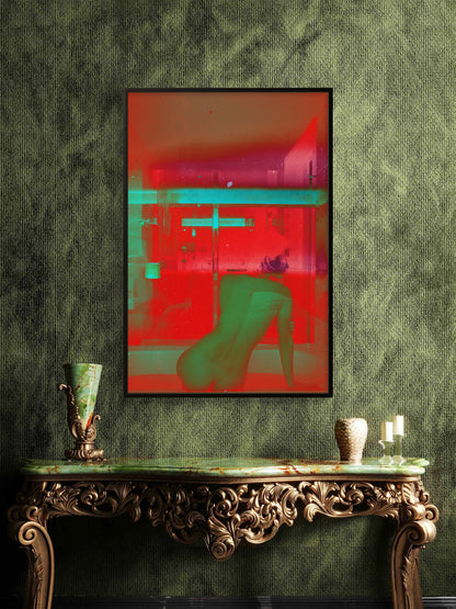 Room Temperature by Kevin Brent shown framed in an interior