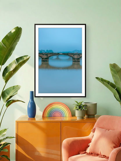 Colors of Italy by Mare Collantes shown framed in an interior