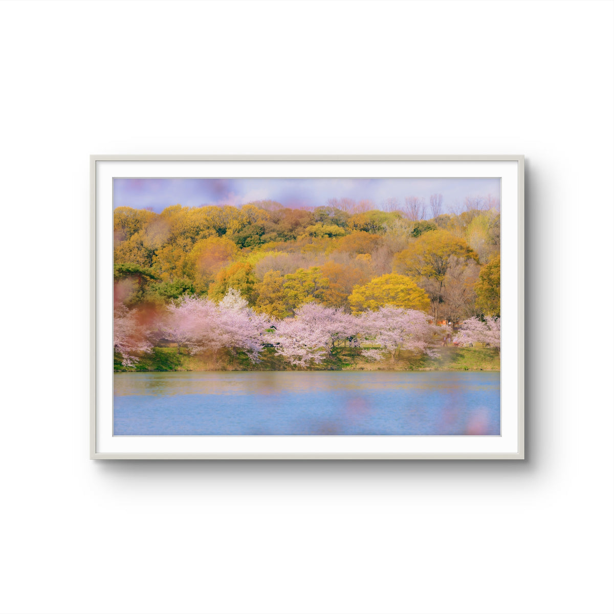 Lakeside by Mare Collantes, framed print mockup