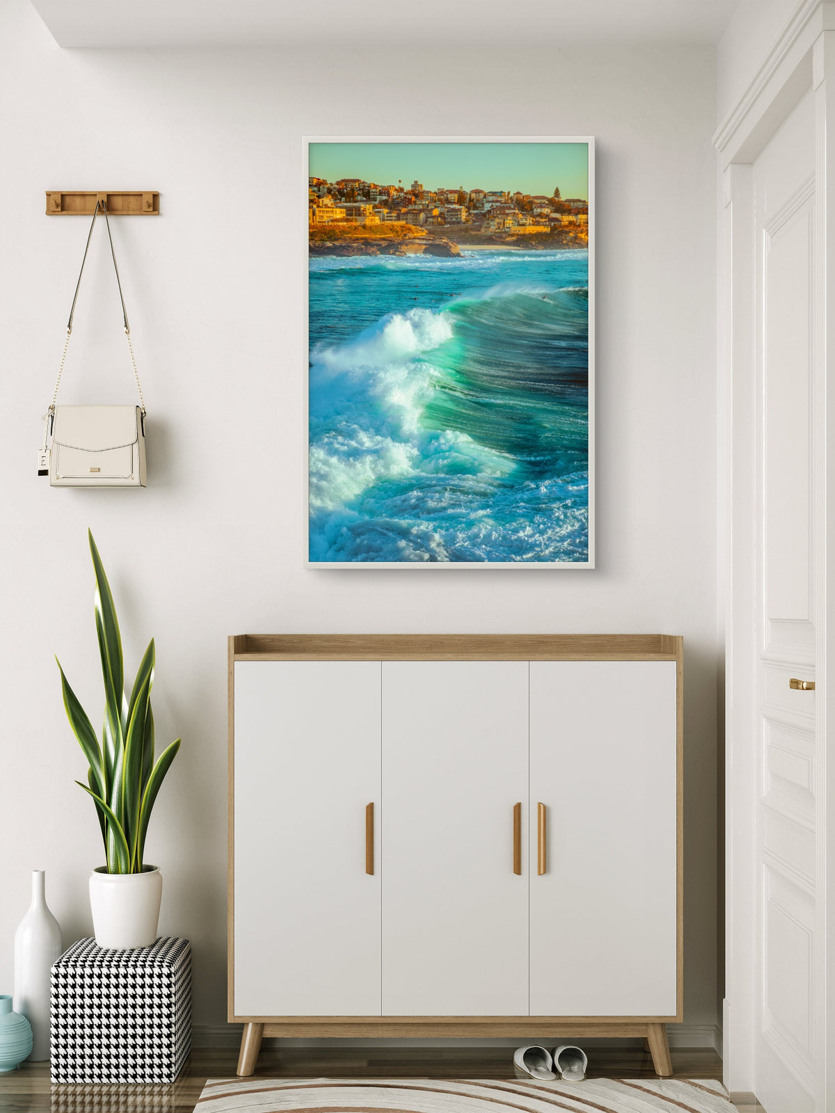 Morning Habit by Mare Collantes shown framed in an interior