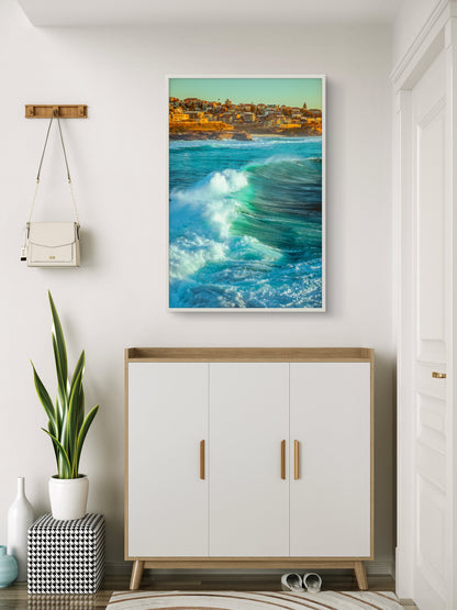 Morning Habit by Mare Collantes shown framed in an interior